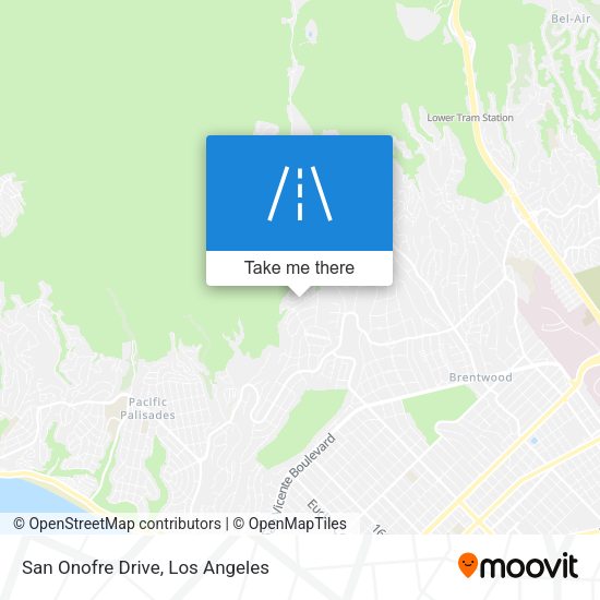 San Onofre Drive map