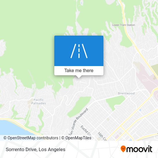 Mapa de Sorrento Drive