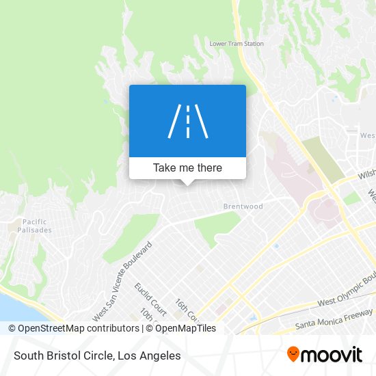 Mapa de South Bristol Circle