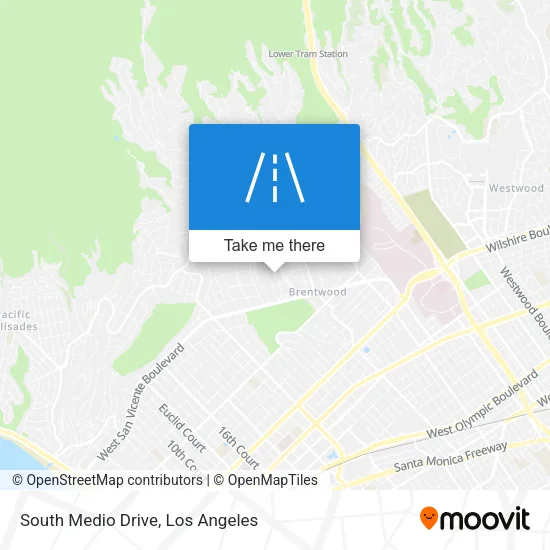 South Medio Drive map