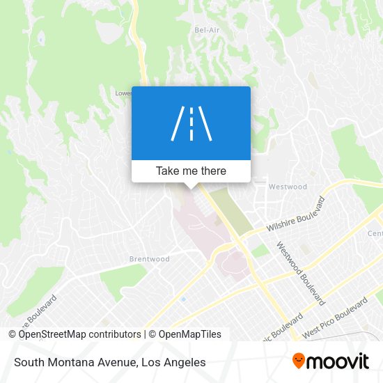 Mapa de South Montana Avenue