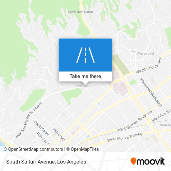 Mapa de South Saltair Avenue