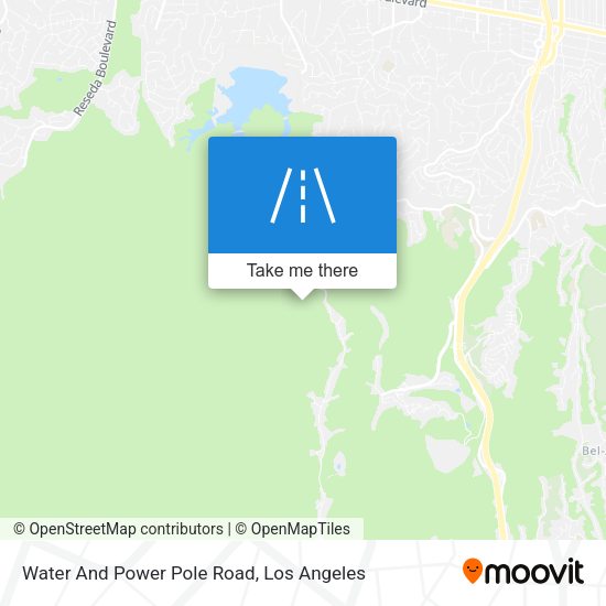 Water And Power Pole Road map