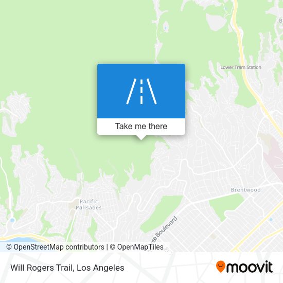 Will Rogers Trail map