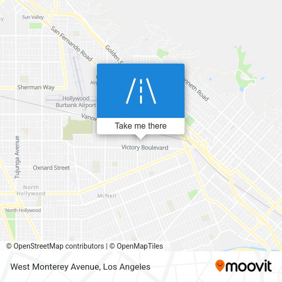 West Monterey Avenue map