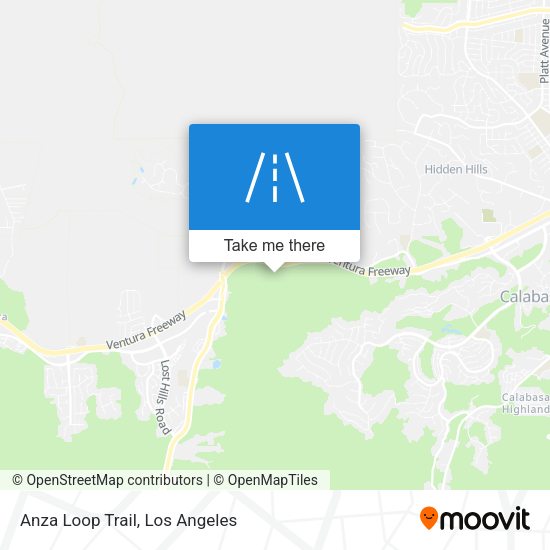 Anza Loop Trail map