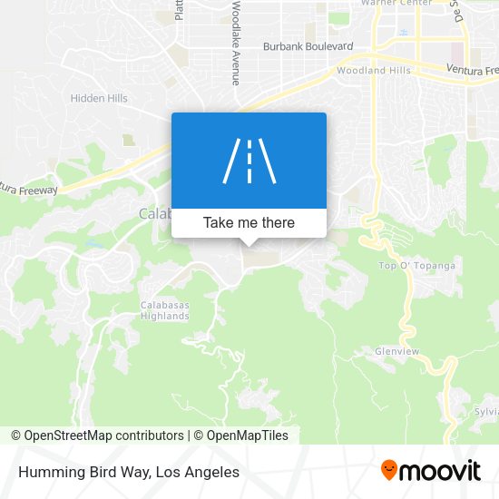 Humming Bird Way map