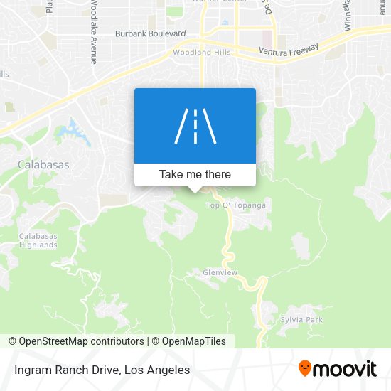 Ingram Ranch Drive map