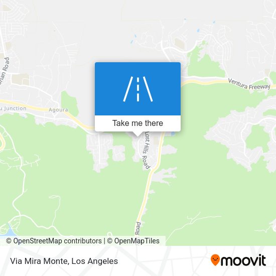 Mapa de Via Mira Monte
