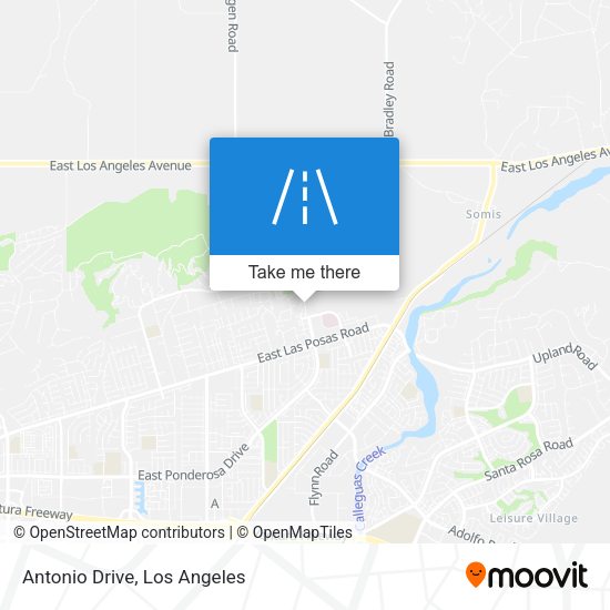 Mapa de Antonio Drive