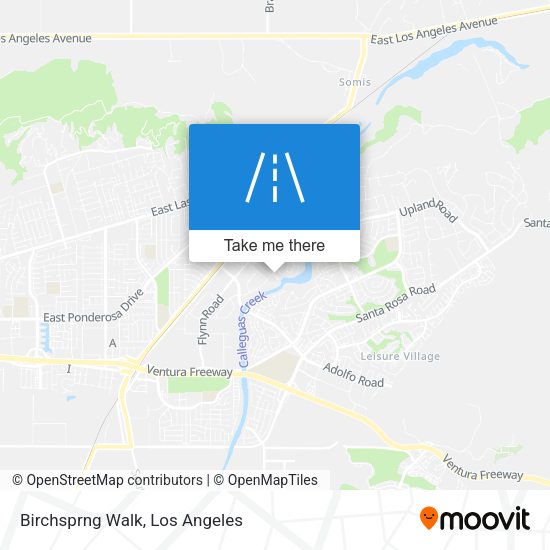 Mapa de Birchsprng Walk