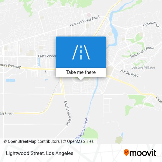 Lightwood Street map