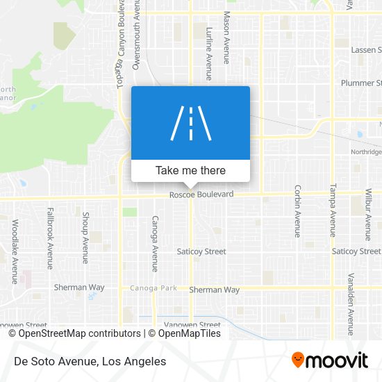 Mapa de De Soto Avenue