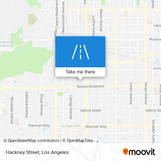 Mapa de Hackney Street