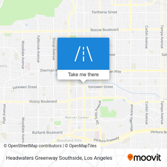 Mapa de Headwaters Greenway Southside