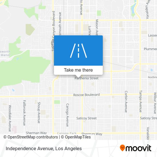 Independence Avenue map