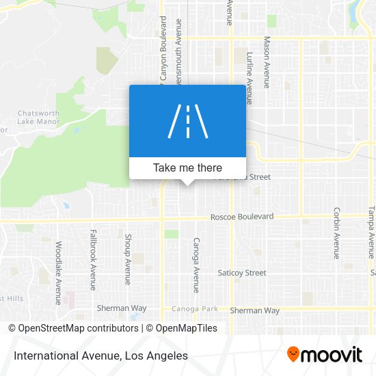 International Avenue map