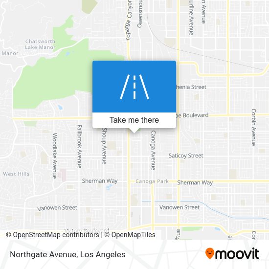 Northgate Avenue map