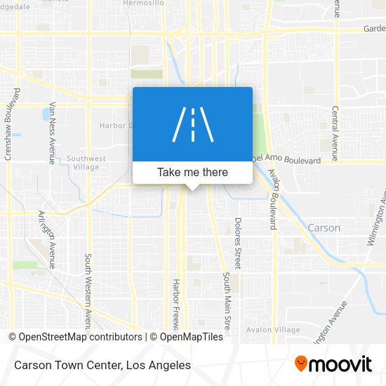 Carson Town Center map