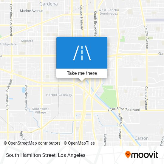 Mapa de South Hamilton Street
