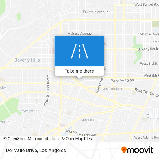Mapa de Del Valle Drive