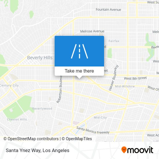 Mapa de Santa Ynez Way