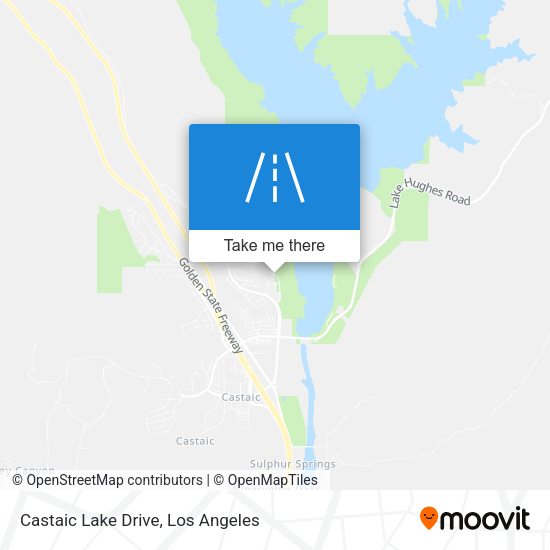 Castaic Lake Drive map