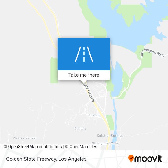 Golden State Freeway map