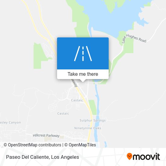 Mapa de Paseo Del Caliente