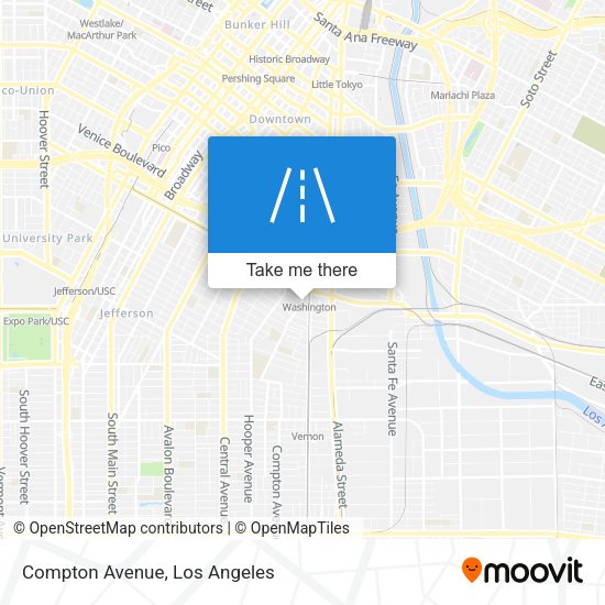 Mapa de Compton Avenue