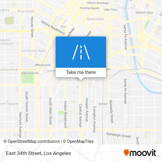 Mapa de East 34th Street