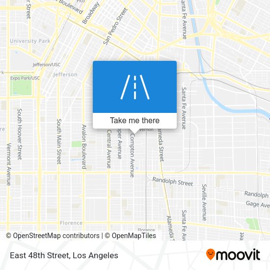 East 48th Street map