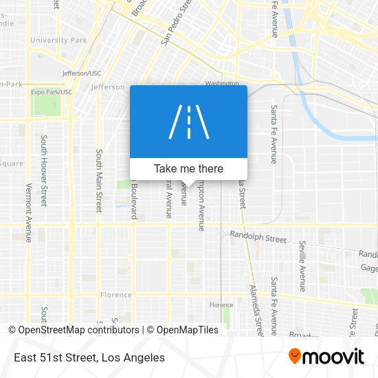 Mapa de East 51st Street