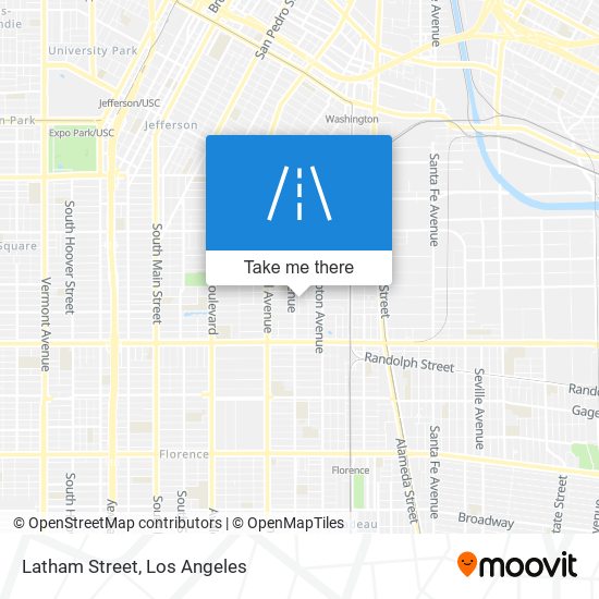 Latham Street map