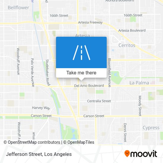 Jefferson Street map