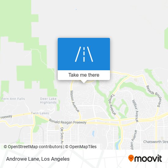 Mapa de Androwe Lane