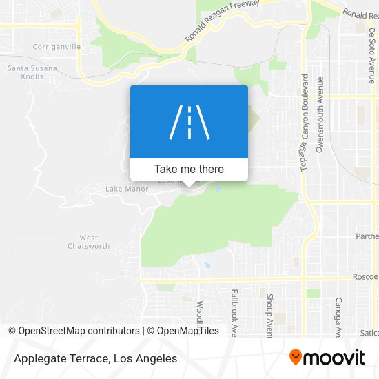 Mapa de Applegate Terrace