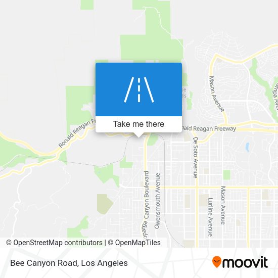 Mapa de Bee Canyon Road