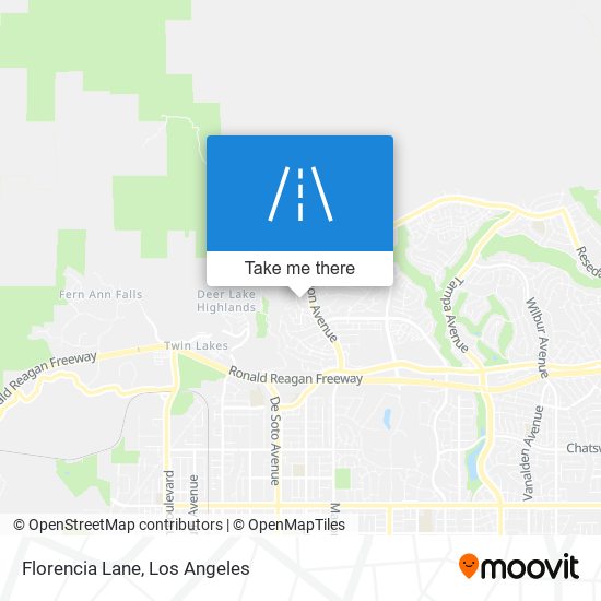 Florencia Lane map
