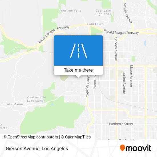Gierson Avenue map