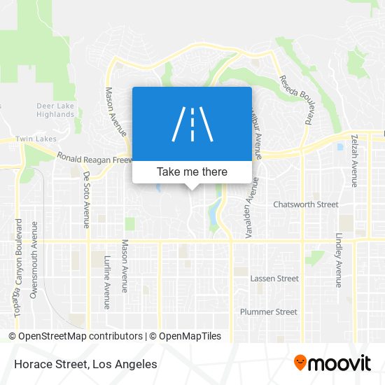 Mapa de Horace Street