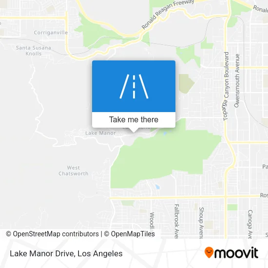 Lake Manor Drive map