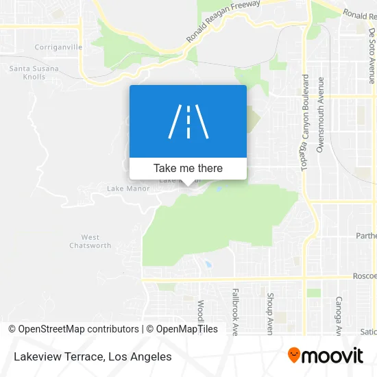 Lakeview Terrace map