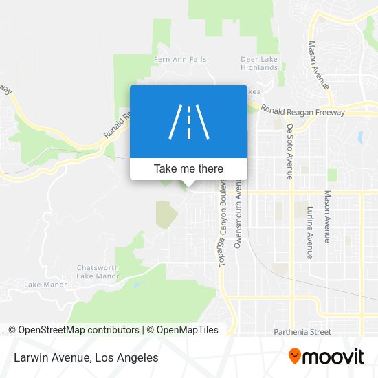 Mapa de Larwin Avenue