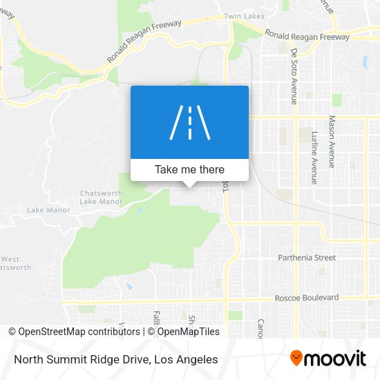 North Summit Ridge Drive map
