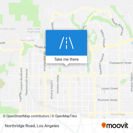 Northridge Road map