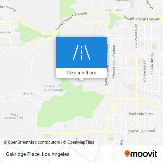 Oakridge Place map