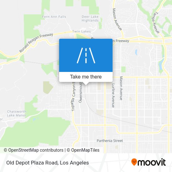 Old Depot Plaza Road map
