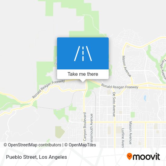 Mapa de Pueblo Street