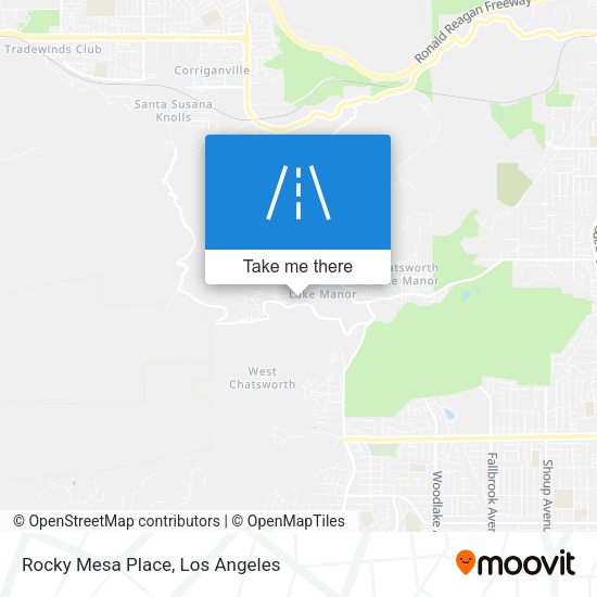 Rocky Mesa Place map